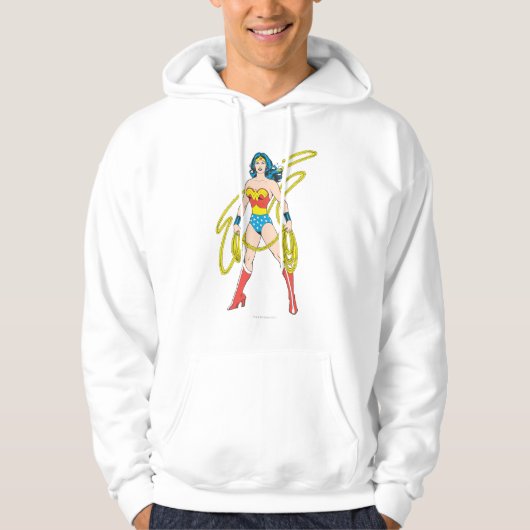 Wonder Woman Holds Lasso 5 Hoodie (Vorderseite)