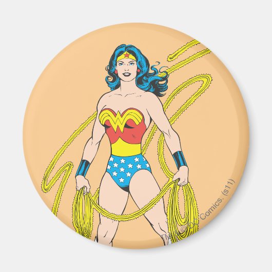 Wonder Woman Holds Lasso 5 Magnet (Vorne)