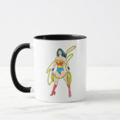 Wonder Woman Holds Lasso 5 Tasse (Links)
