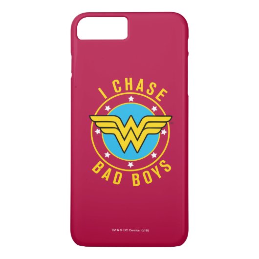 Wonder Woman - I Chase Bad Boys Case-Mate iPhone Hülle (Rückseite)