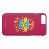 Wonder Woman - I Chase Bad Boys Case-Mate iPhone Hülle (Rückseite (Horizontal))