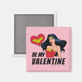 Wonder Woman | Ihr seid wunderbar Valentine Magnet (Vorderseite/Rückseite)