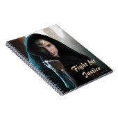 Wonder Woman in Cloak Notizblock (Rechte Seite)