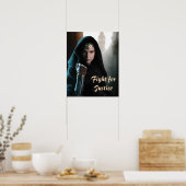 Wonder Woman in Cloak Poster (Küche)