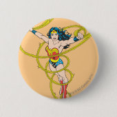 Wonder Woman in Lasso Button (Vorderseite)