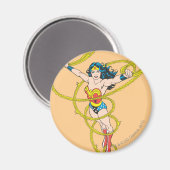 Wonder Woman in Lasso Magnet (Vorderseite/Rückseite)