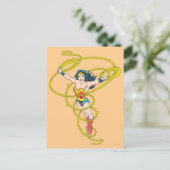 Wonder Woman in Lasso Postkarte (Stehend Vorderseite)