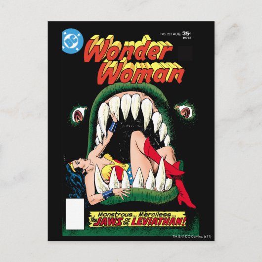 Wonder Woman Jaws Postkarte (Vorderseite)