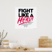 Wonder Woman - Kämpfe wie ein Held Poster (Küche)