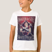 Wonder Woman kämpft für Gerechtigkeit T-Shirt (Vorderseite)