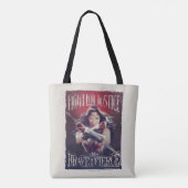 Wonder Woman kämpft für Gerechtigkeit Tasche (Rückseite)