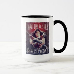 Wonder Woman kämpft für Gerechtigkeit Tasse