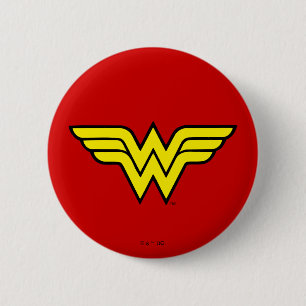Wonder Woman   Klassisches Logo Button