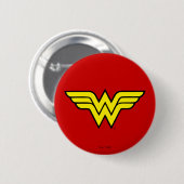 Wonder Woman | Klassisches Logo Button (Vorne & Hinten)