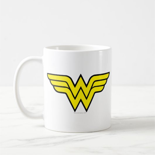 Wonder Woman | Klassisches Logo Kaffeetasse (Links)