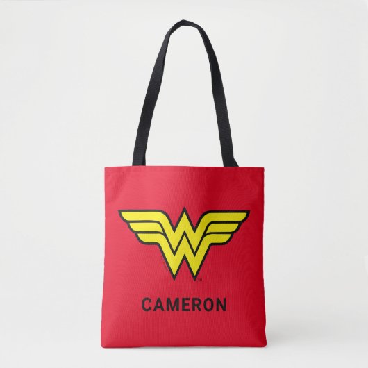 Wonder Woman | Klassisches Logo | Logo hinzufügen Tasche (Vorderseite)