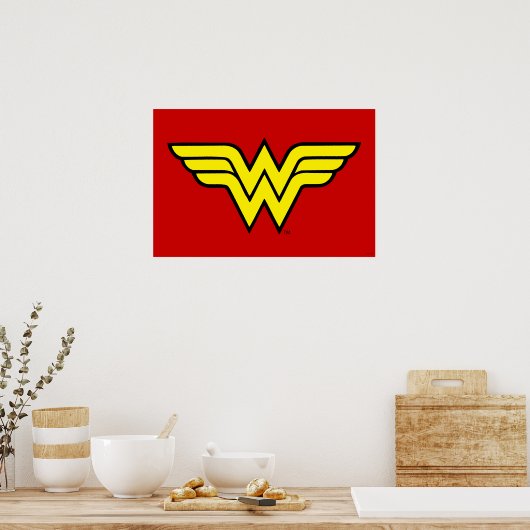 Wonder Woman | Klassisches Logo Poster (Küche)