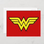 Wonder Woman | Klassisches Logo Postkarte (Vorne/Hinten)