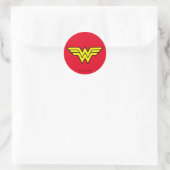 Wonder Woman | Klassisches Logo Runder Aufkleber (Tasche)
