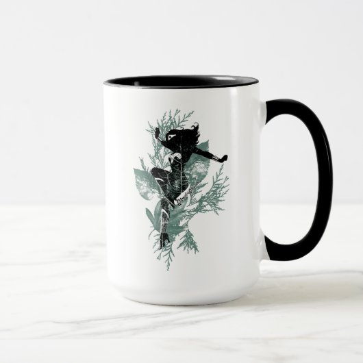 Wonder Woman Landing Foliage Graphic Tasse (Rechts)