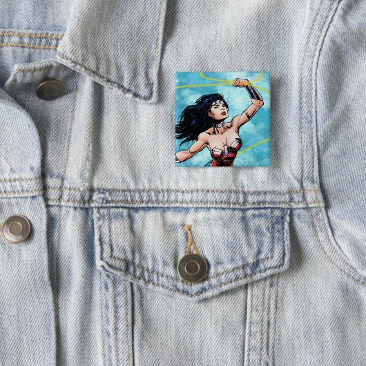 Wonder Woman & Lasso of Truth Button (Beispiel)
