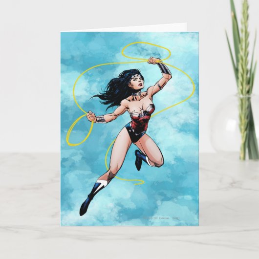 Wonder Woman & Lasso of Truth Karte (Vorderseite)