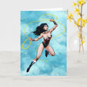 Wonder Woman & Lasso of Truth Karte (Gelbe Blume)