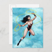 Wonder Woman & Lasso of Truth Postkarte (Vorne/Hinten)