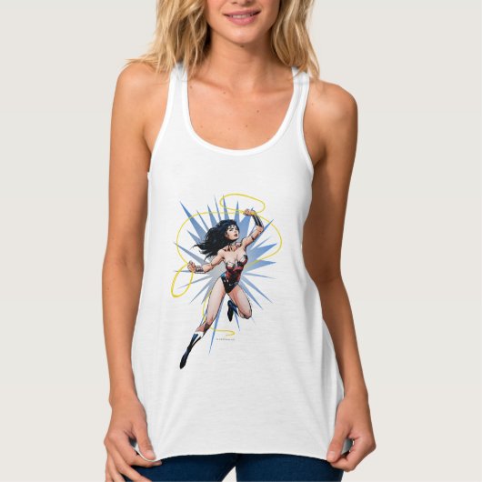 Wonder Woman & Lasso of Truth Tank Top (Vorderseite)