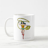 Wonder Woman Lasso über Kopf Kaffeetasse (Links)