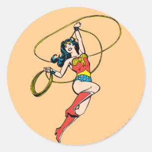 Wonder Woman Lasso von der Wahrheit Runder Aufkleber