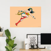 Wonder Woman Leap Right Poster (Heimbüro)