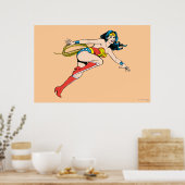 Wonder Woman Leap Right Poster (Küche)
