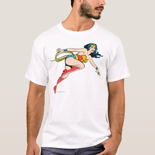 Wonder Woman Leap Right T-Shirt (Vorderseite)