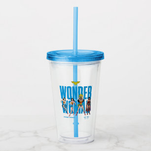 Wonder Woman Legends Forever Grafik Acryltrinkbecher