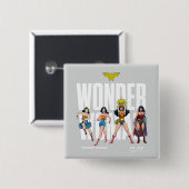 Wonder Woman Legends Forever Grafik Button (Vorne & Hinten)