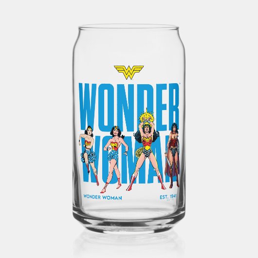 Wonder Woman Legends Forever Grafik Dosenglas (Vorderseite)
