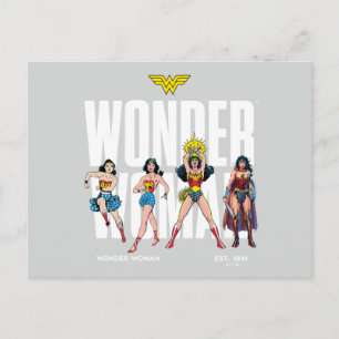 Wonder Woman Legends Forever Grafik Postkarte