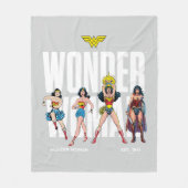 Wonder Woman Legends Forever Graphic Fleecedecke (Vorderseite)