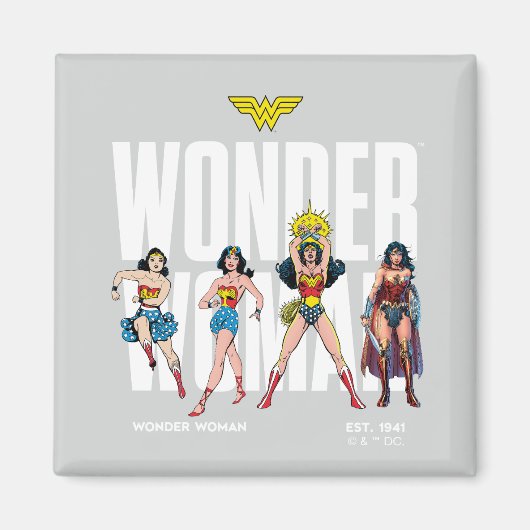 Wonder Woman Legends Forever Graphic Magnet (Vorne)