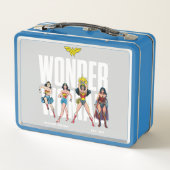 Wonder Woman Legends Forever Graphic Metall Brotdose (Rückseite)