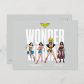 Wonder Woman Legends Forever Graphic Postkarte (Vorne/Hinten)