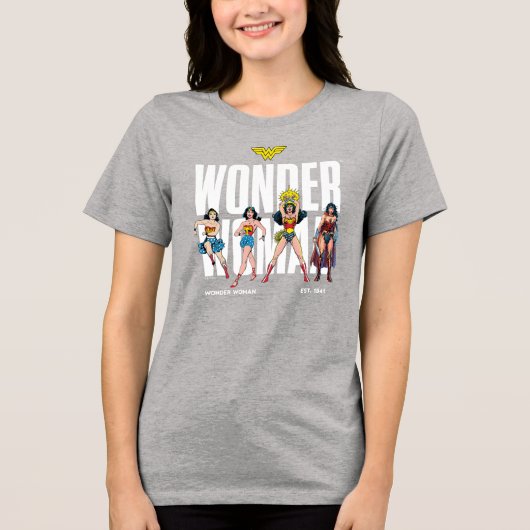 Wonder Woman Legends Forever Graphic Tri-Blend Shirt (Vorderseite)