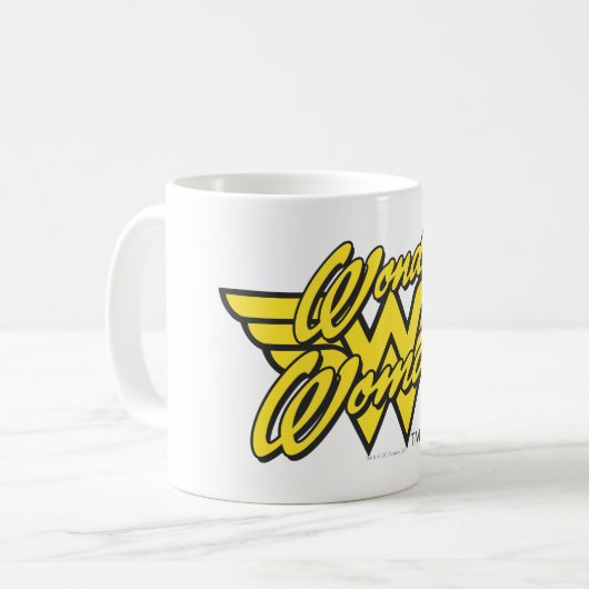 Wonder Woman Logo 1 Kaffeetasse (Vorderseite Links)
