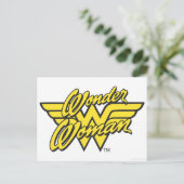 Wonder Woman Logo 1 Postkarte (Stehend Vorderseite)