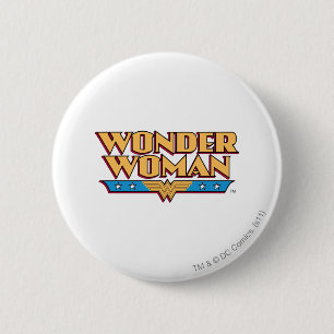 Wonder Woman Logo 2 Button