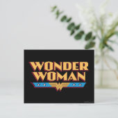 Wonder Woman Logo 2 Postkarte (Stehend Vorderseite)