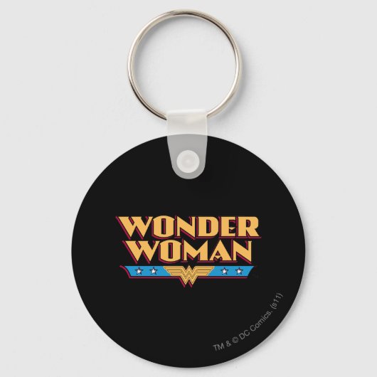 Wonder Woman Logo 2 Schlüsselanhänger (Vorderseite)