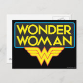 Wonder Woman Logo 3 Postkarte (Vorne/Hinten)