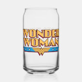 Wonder Woman Logo Dosenglas (Rückseite)